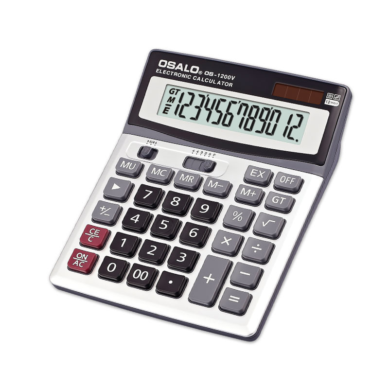 Office Technology - Solar Calculator ABS Plastic Office Financial
