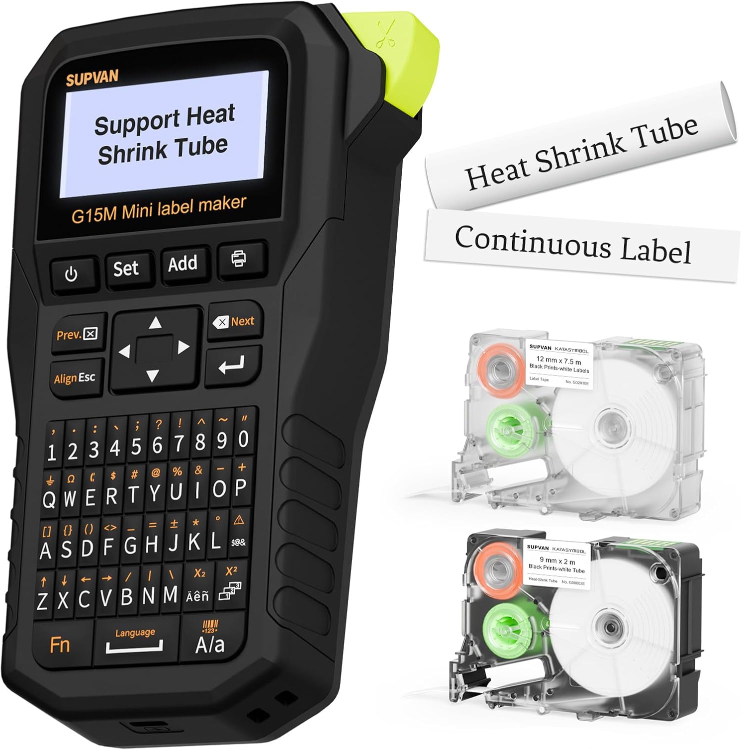 Label Printer Thermal - Mini Portable Label Maker with Heat