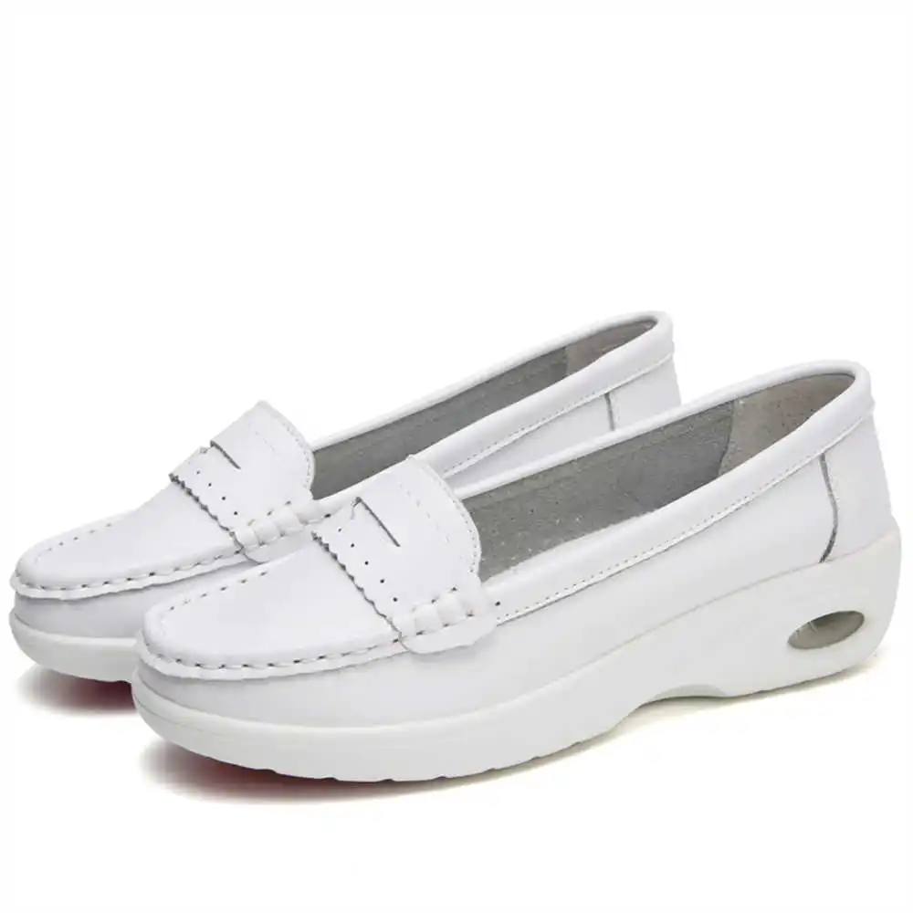 Thick Sole Slipon White Traine - Home Office Tech Uk recension och pris