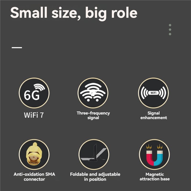 Wifi6e Wifi6 For ASUS Wifi7 An - Gigabit Network Card recension och pris