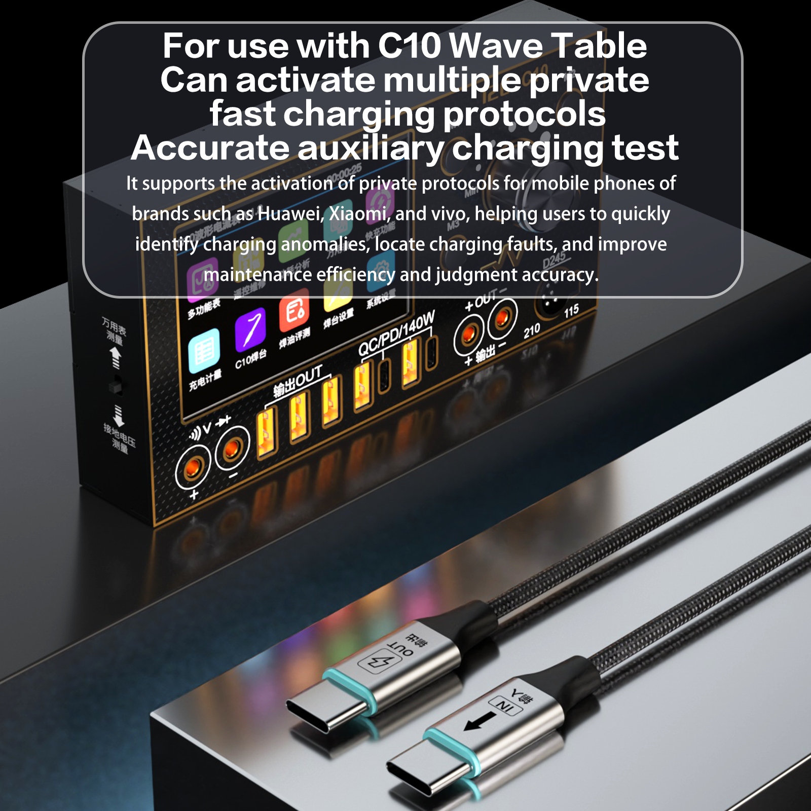 i2C Turbo 120W PPS Protocol Fa - Usb Extender Active recension och pris