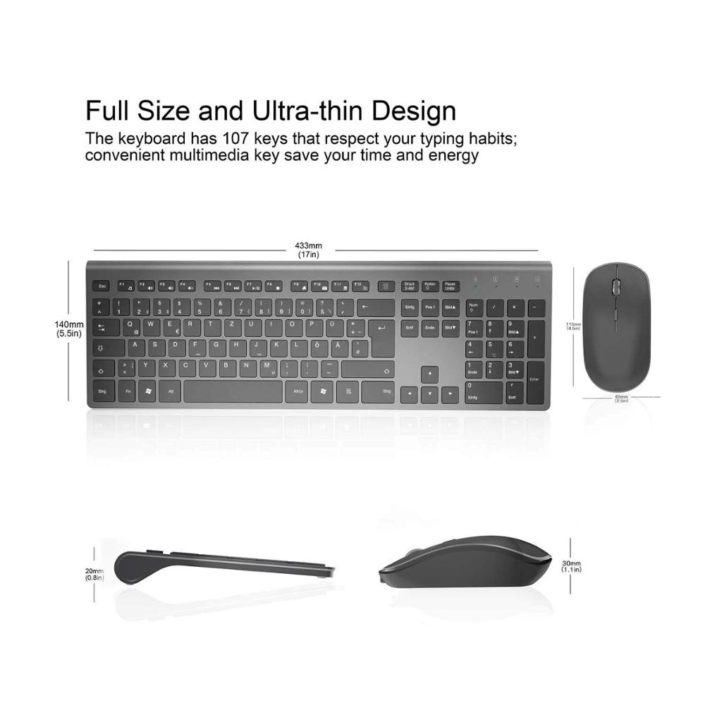 Wireless Keyboard and Mouse Co - Home Office Tech Uk recension och pris