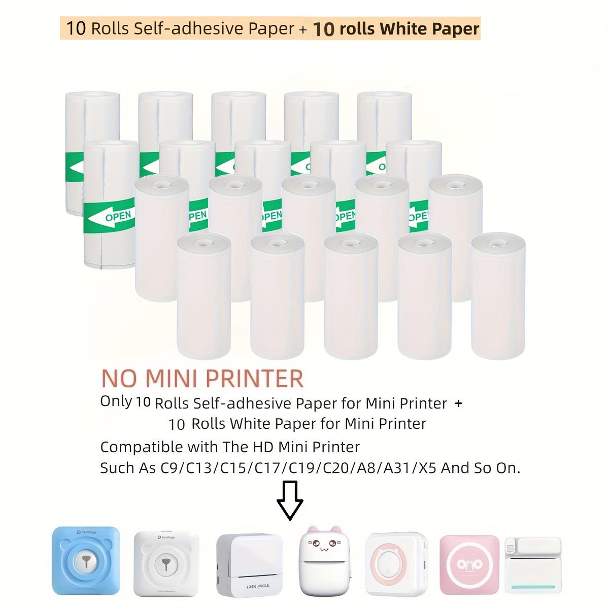 Thermal Paper MINI Printing Se - Label Printer Thermal recension och pris