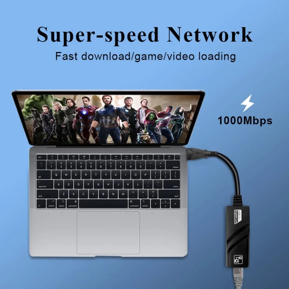 SB 3.0 Type C to RJ45 Gigabit  - Gigabit Network Card recension och pris