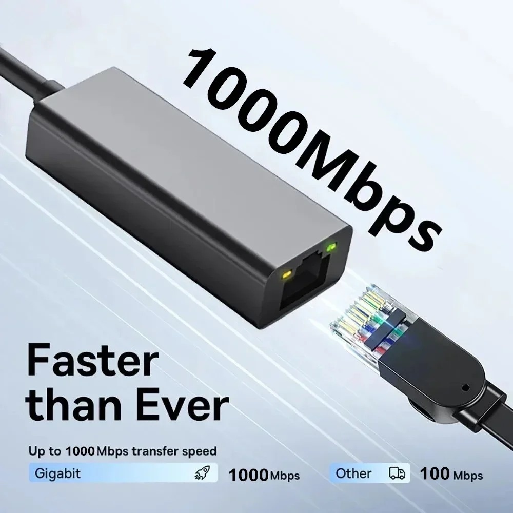 Type C Ethernet Adapter USB 3. - Gigabit Network Card recension och pris