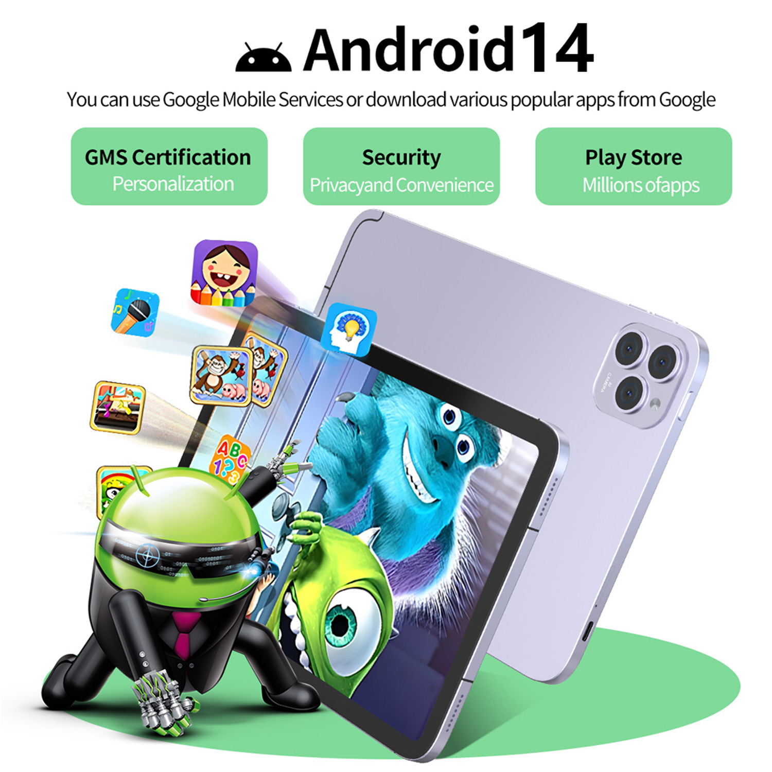 New 11 Inch Android Tablets Oc - Gigabit Network Card recension och pris