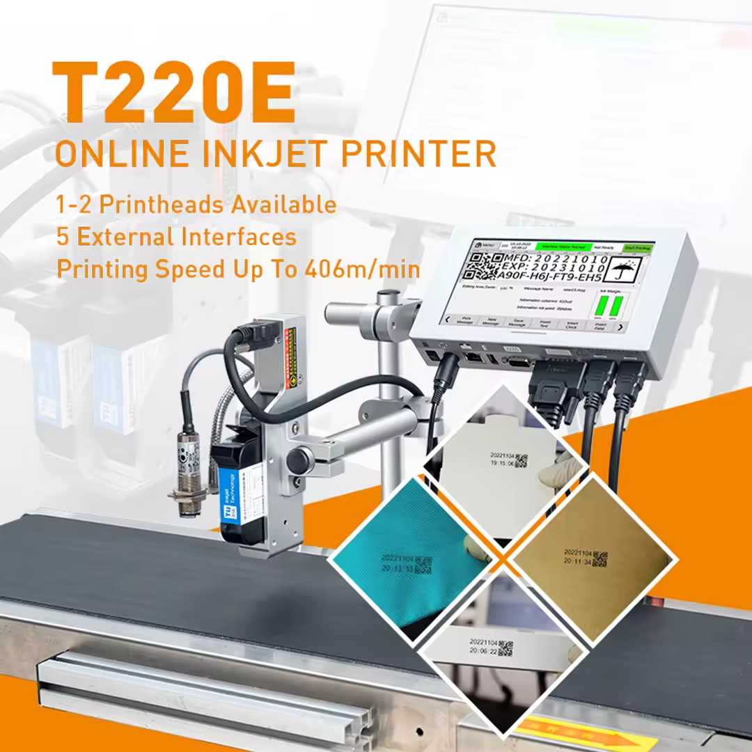 Online Thermal Inkjet Coding P - Label Printer Thermal recension och pris