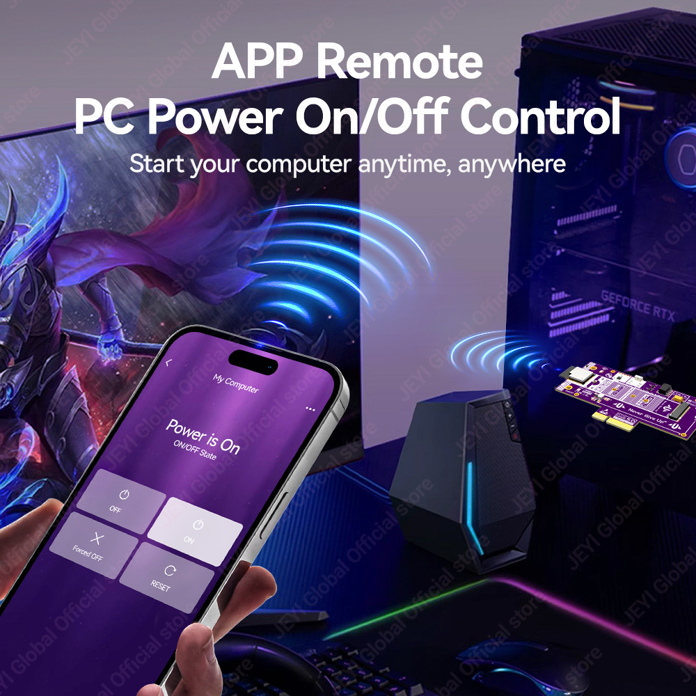 JEYI WiFi Remote Desktop On Of - Gigabit Network Card recension och pris