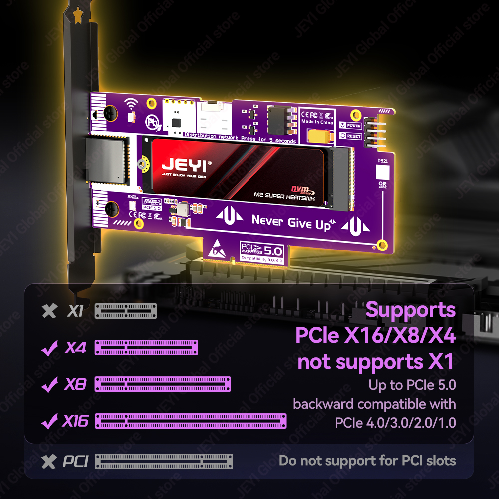 JEYI WiFi Remote Desktop On Of - Gigabit Network Card recension och pris