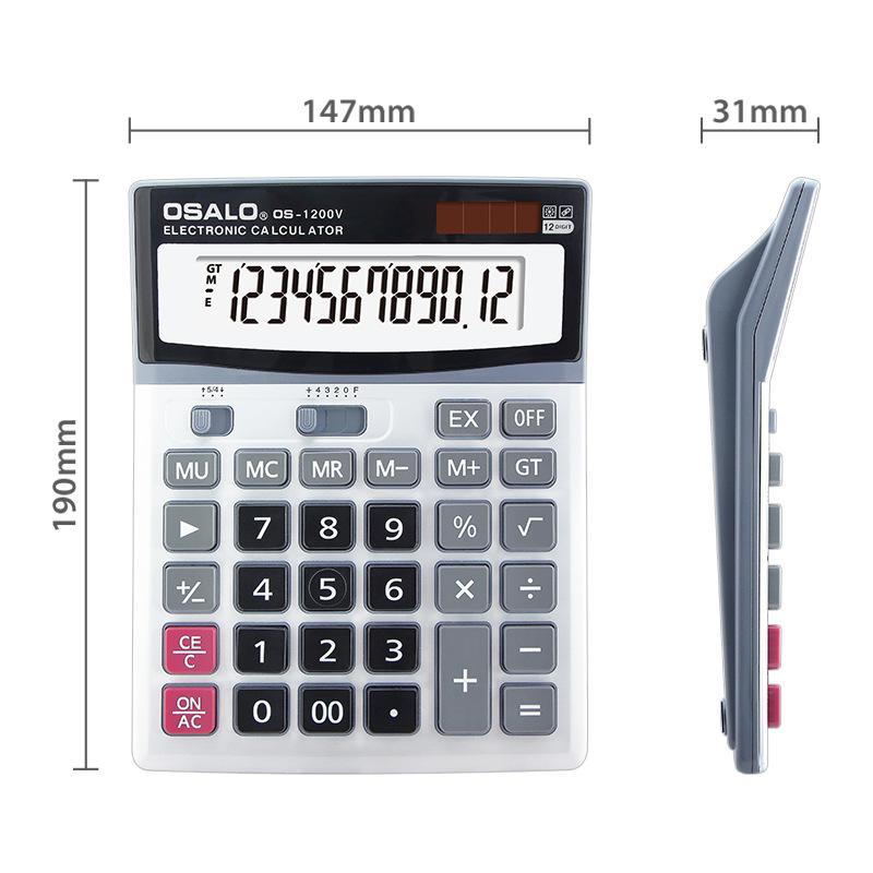 Solar Calculator ABS Plastic O - Office Technology recension och pris