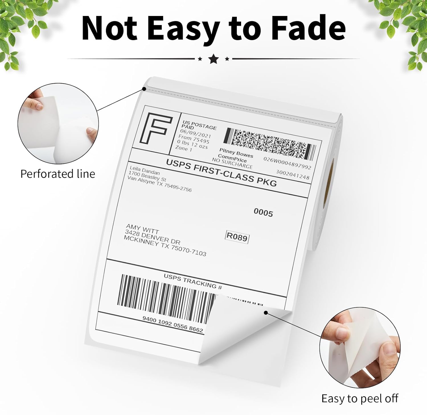 4x6 Thermal Shipping Labels 25 - Label Printer Thermal recension och pris
