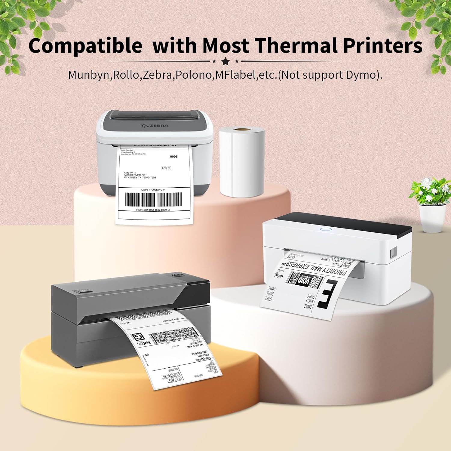 4x6 Thermal Shipping Labels 25 - Label Printer Thermal recension och pris