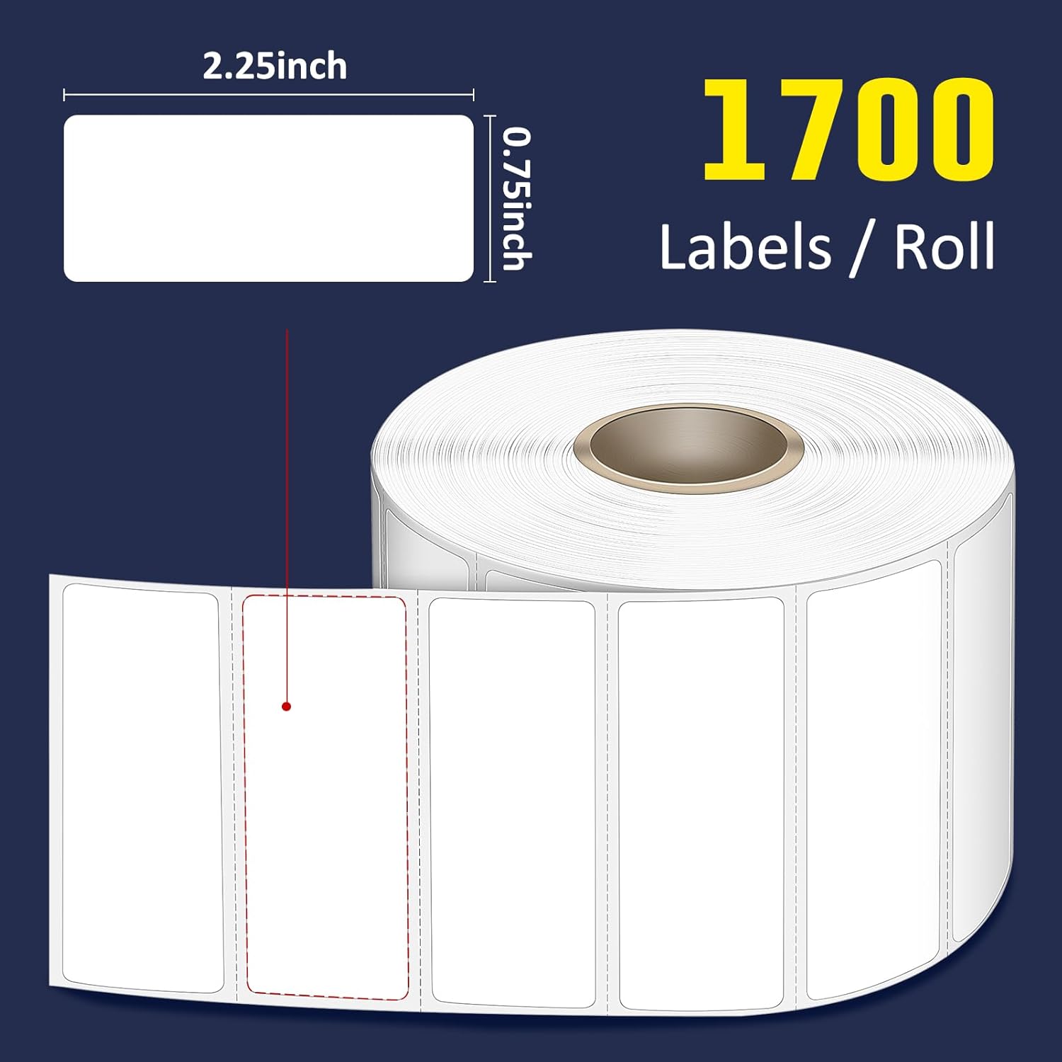 2.25x0.75 Direct Thermal Label - Label Printer Thermal recension och pris