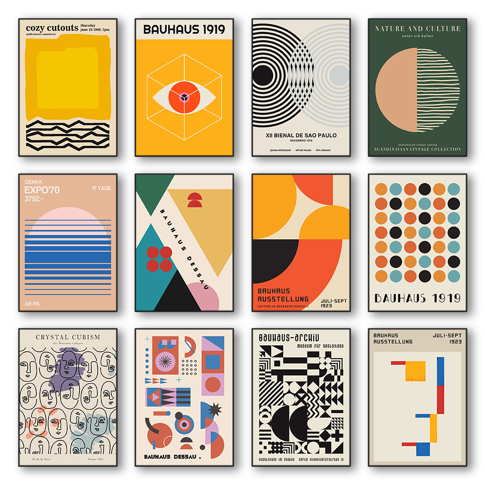 Modern Abstract Bauhaus Archit - Office Technology recension och pris